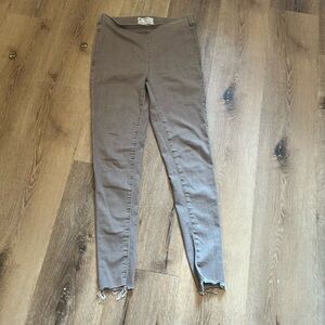 free people pull on jeggings tan